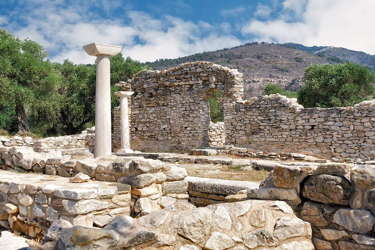 Ruines d'Heraclea Lyncestis, Bitola, Macédoine