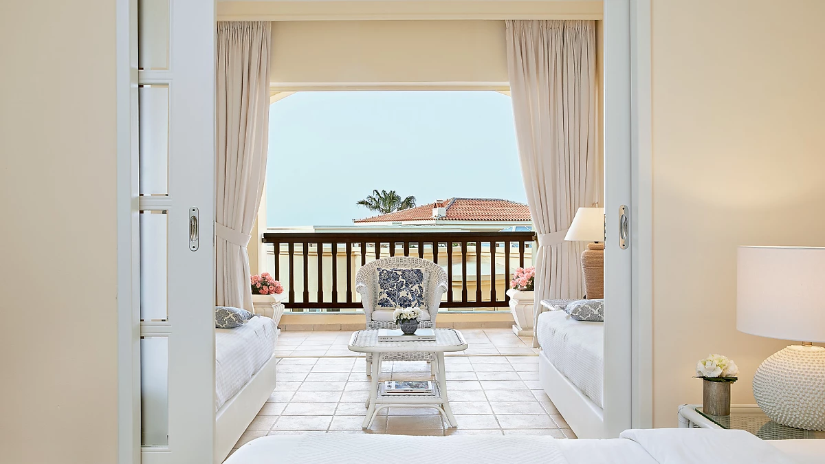 Image Chambre famille vue jardin