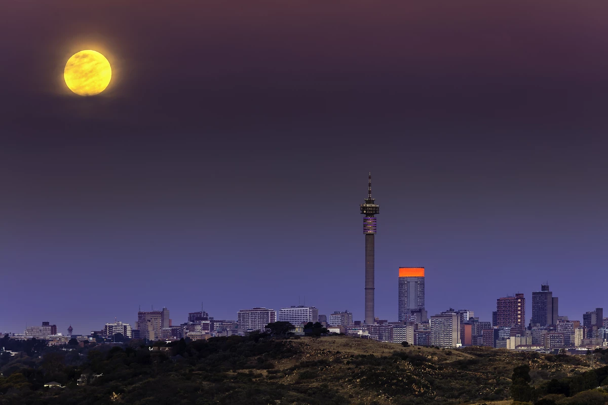 Skyline de Johannesburg, Afrique du Sud