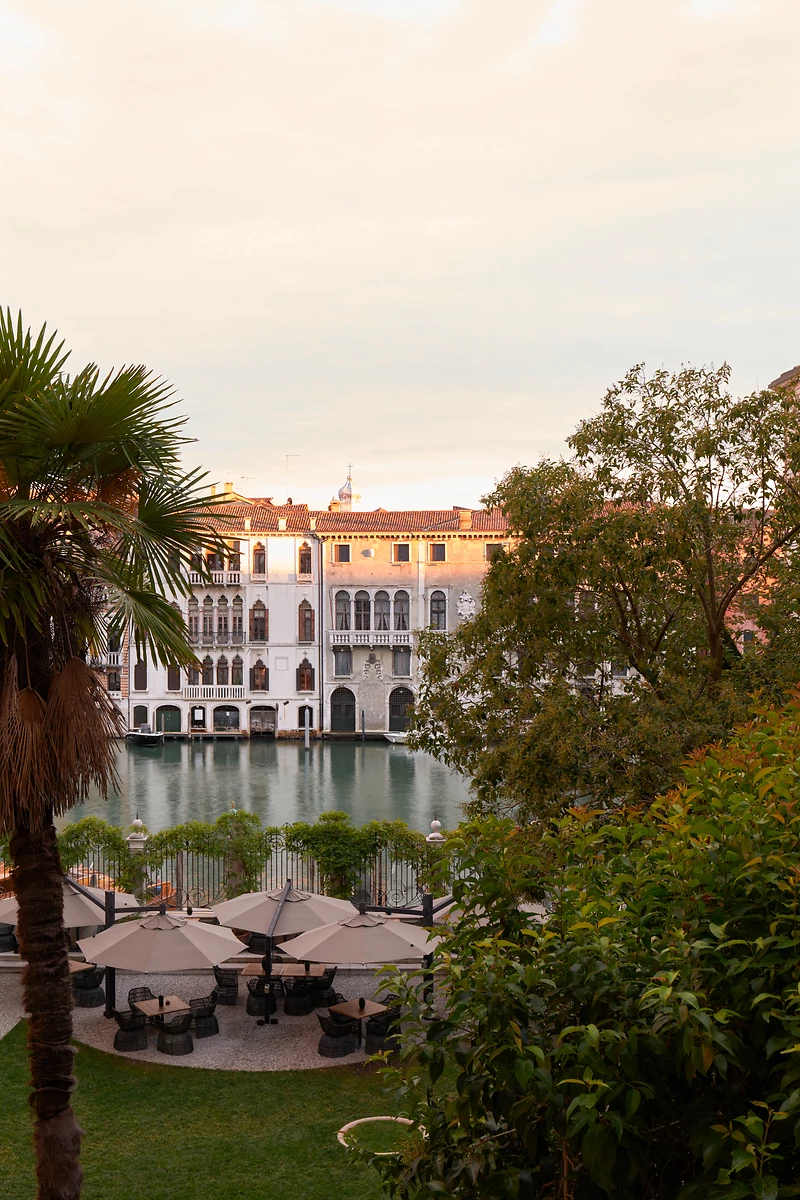 Vue sur le jardin de l'hôtel, Aman Venice