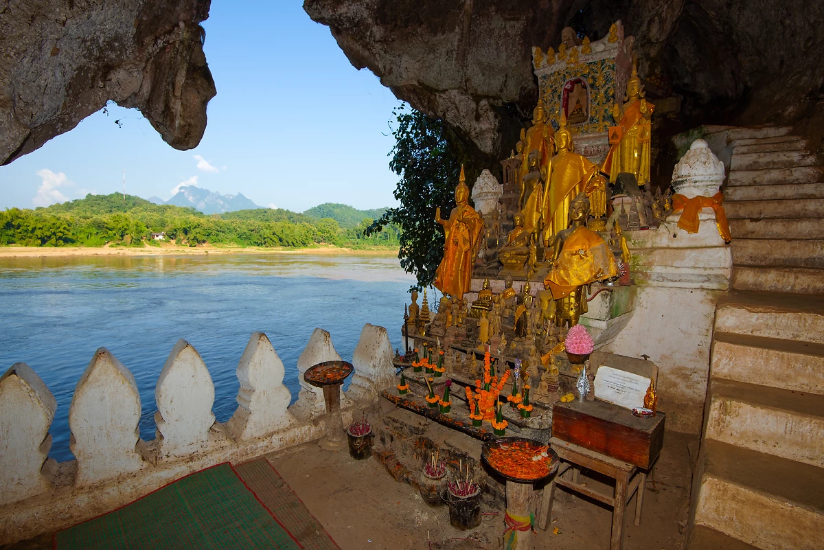 Bouddha, Grottes de Pak Ou, Mekong, Laos