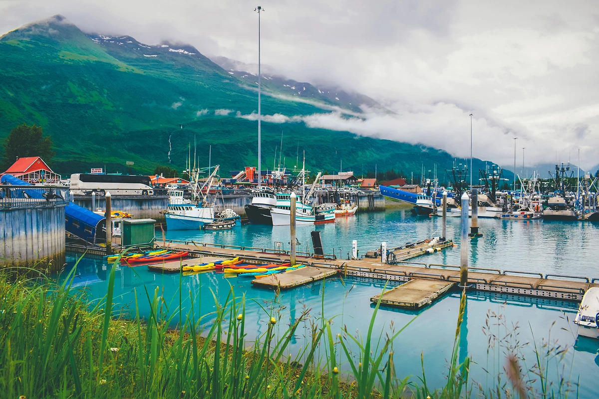 Port de plaisance, Valdez, Alaska, États-Unis