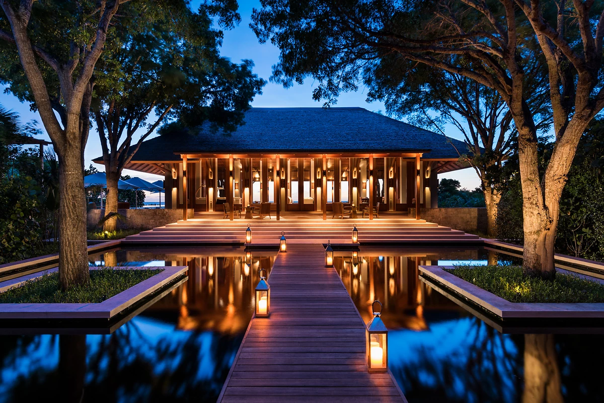 Vue extérieure, villa cinq chambres, Amanyara