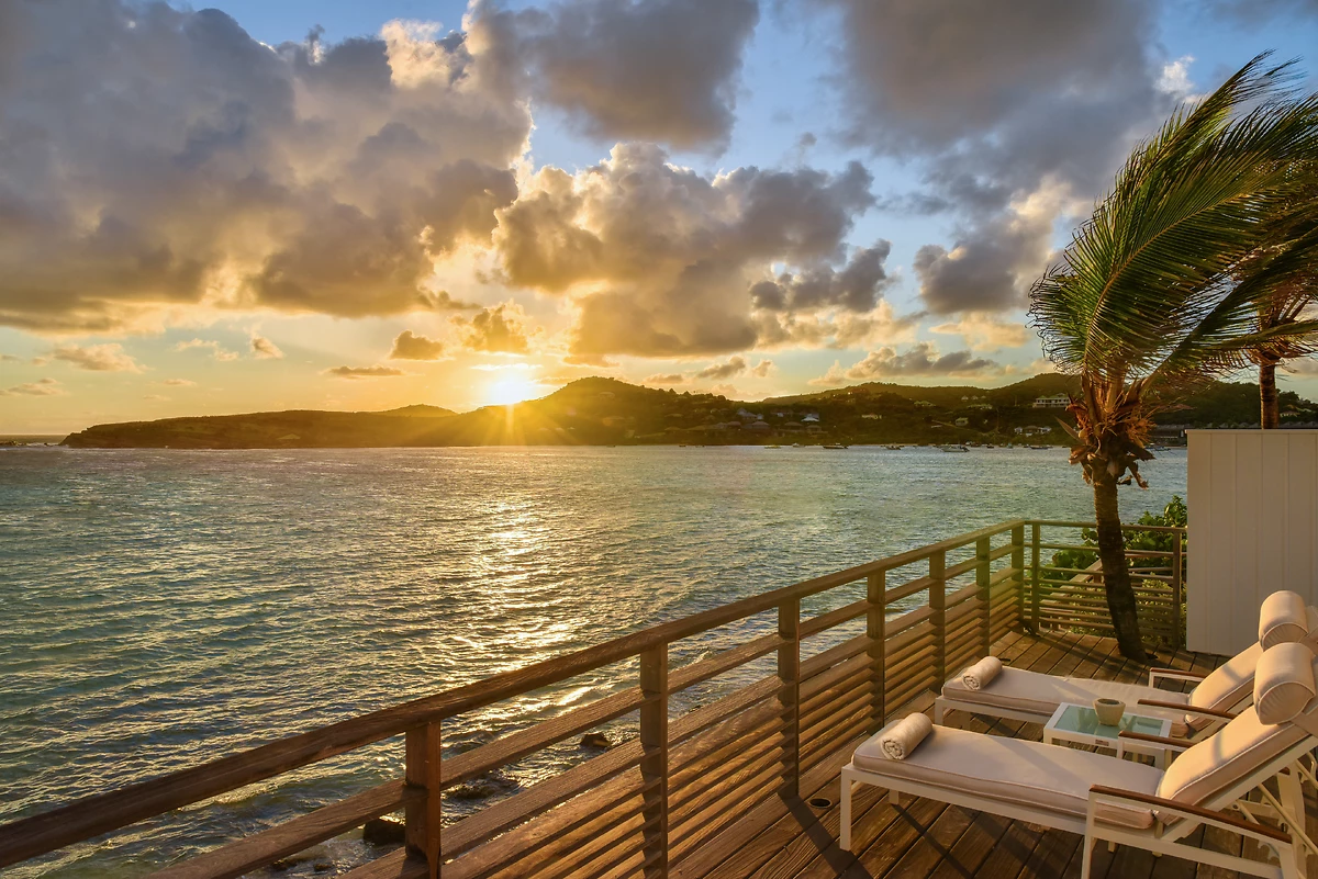 Vue extérieure, chambre Ocean Cove, Rosewood Le Guanahani St. Barth