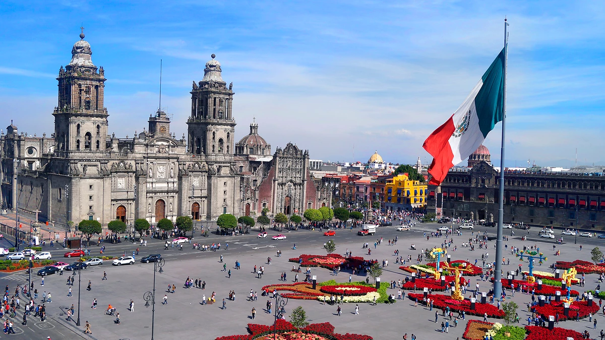 Place principale Zocalo, Mexico, Mexique