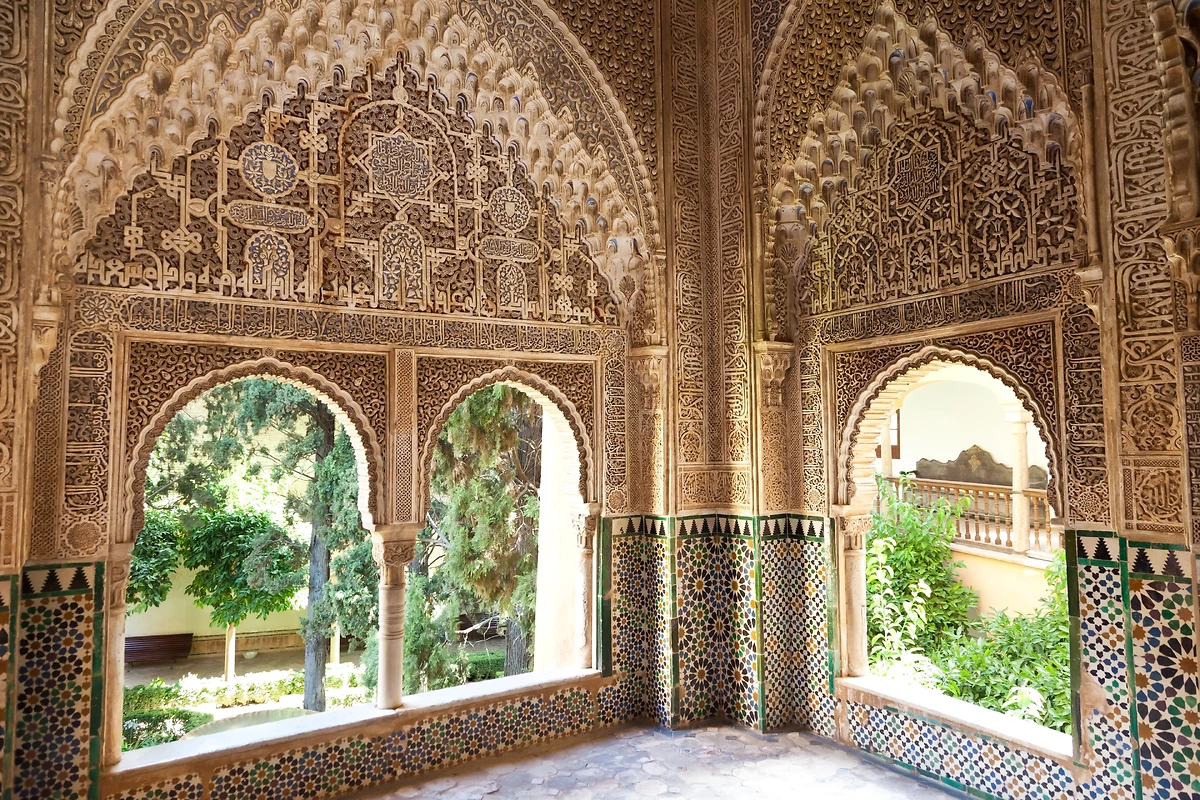Cour du vestibule, Alhambra, Grenade