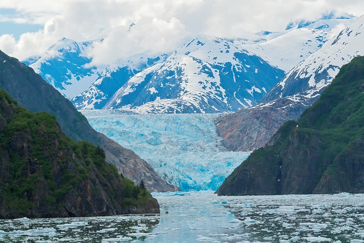 Glacier Sawyer, Fjord de Tracy Arm, Alaska, Etats-Unis