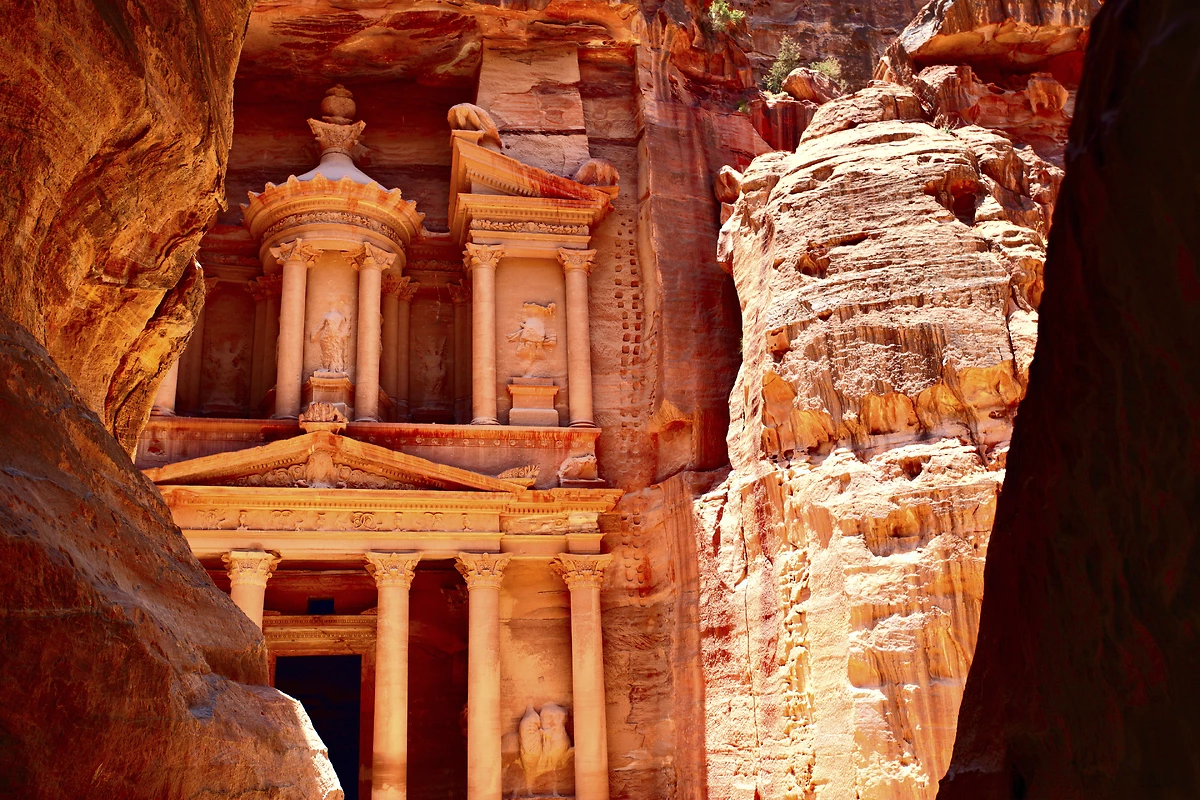 Temple Al Khazneh, Petra, Jordanie