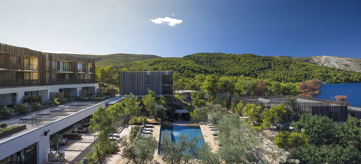 Vue extérieure de l'hôtel, Maslina Resort