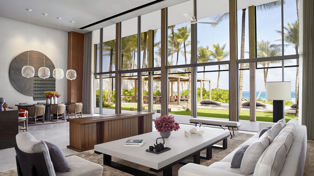 Salon-salle à manger, Ritz-Carlton Estate, The Ritz-Carlton Maldives, Fari Islands