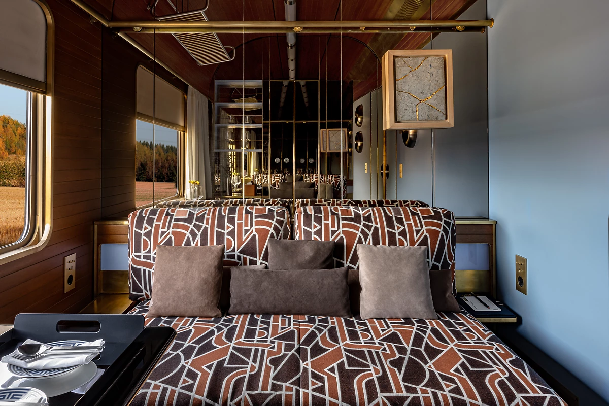 Chambre, Cabine Deluxe, La Dolce Vita Orient Express