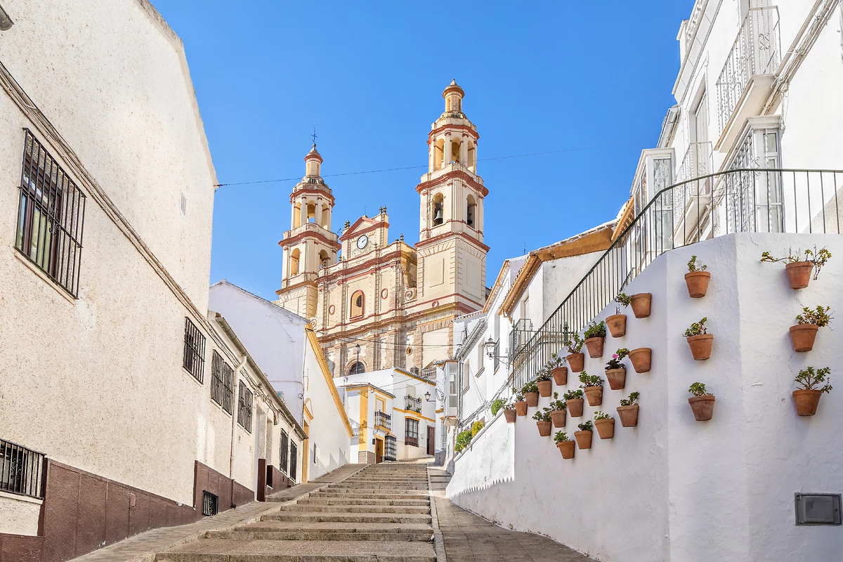 Église Notre-Dame de l'Incarnation à Olvera, province de Cadix, Andalousie, Espagne
