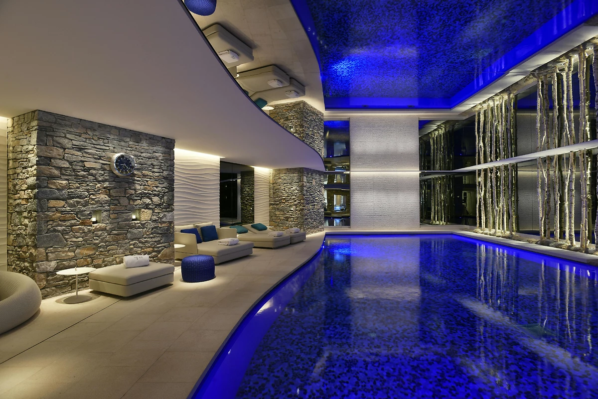 Piscine intérieure, Cheval Blanc Courchevel