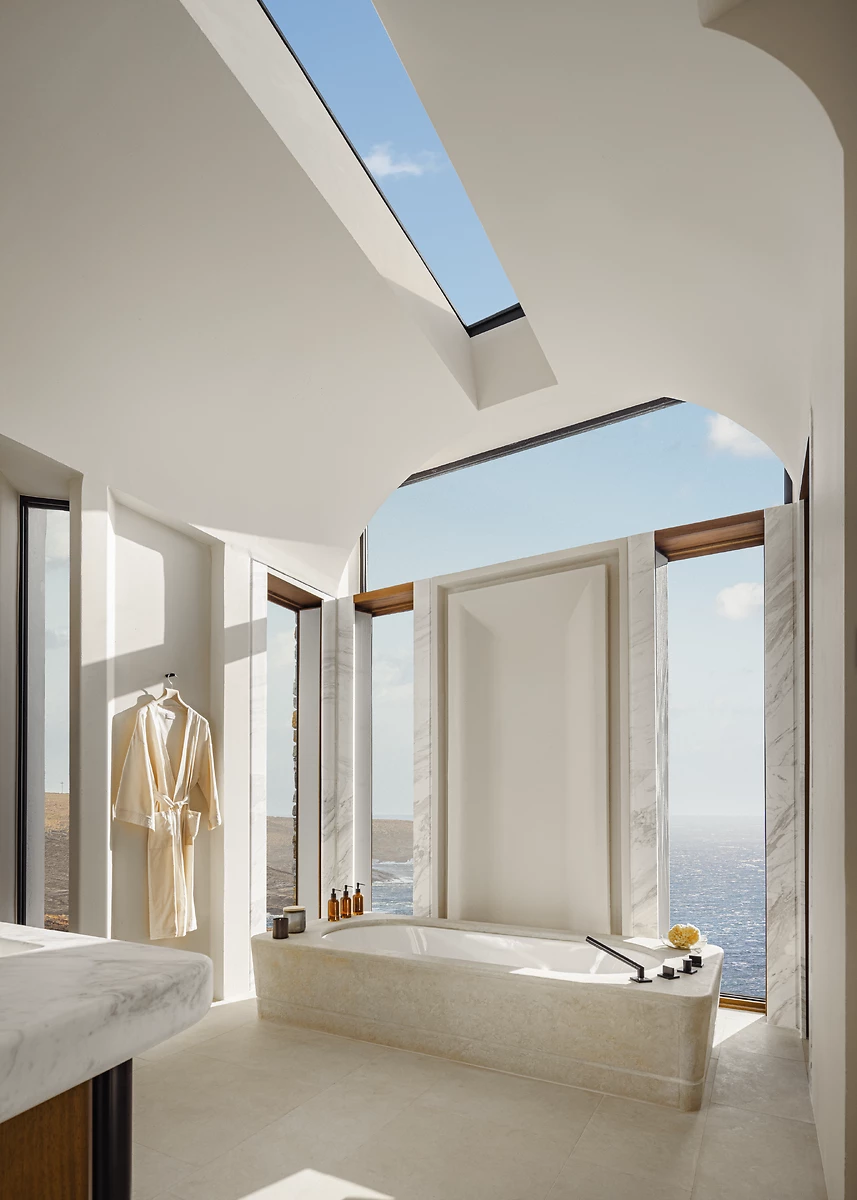 Salle de bain, villa, One&Only Kéa Island