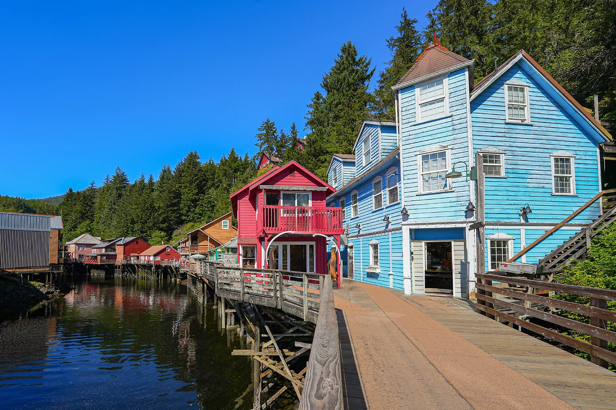 Creek Street, Ketchikan, Alaska, États-Unis