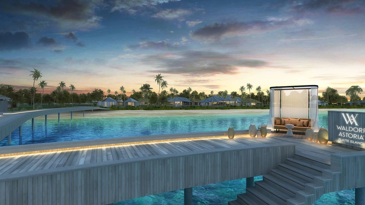 Piscine de l'hôtel, Waldorf Astoria Seychelles Platte Island