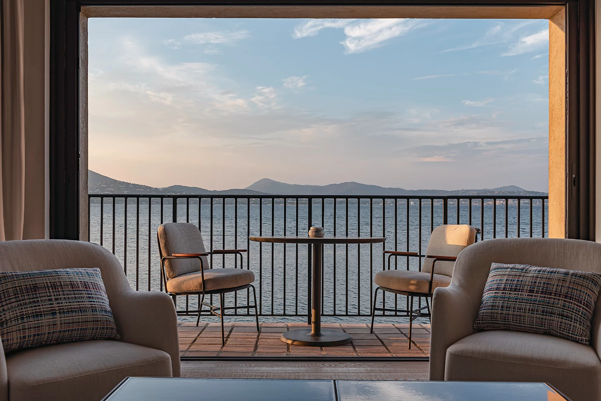 Balcon, suite Heure Bleue, Cheval Blanc St-Tropez