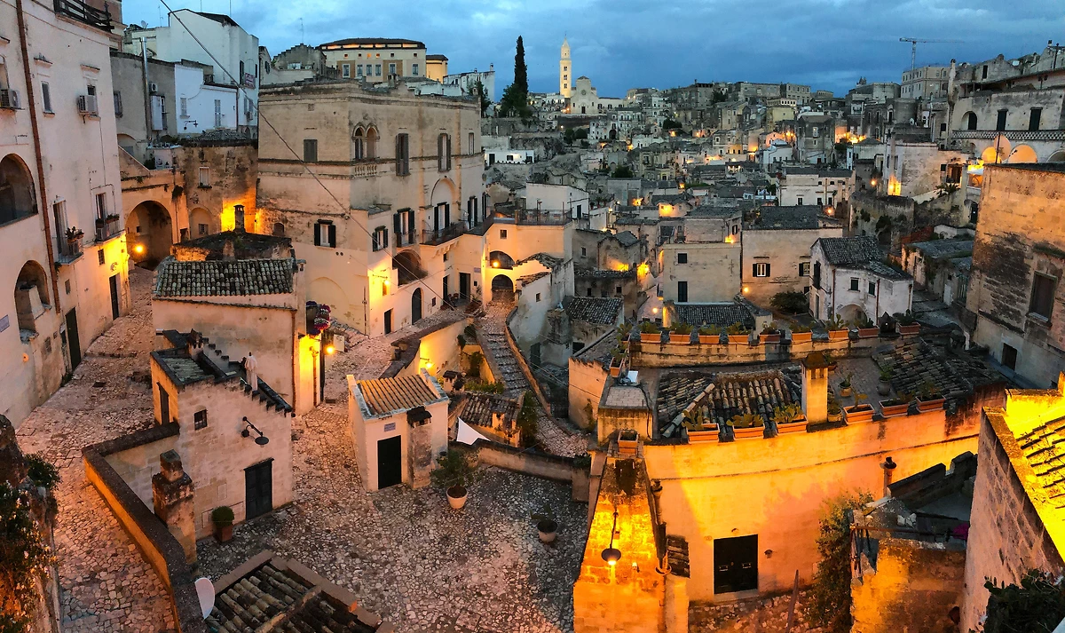 Vue sur les quartiers de Sasso Caveoso et Sasso Barisano, Matera