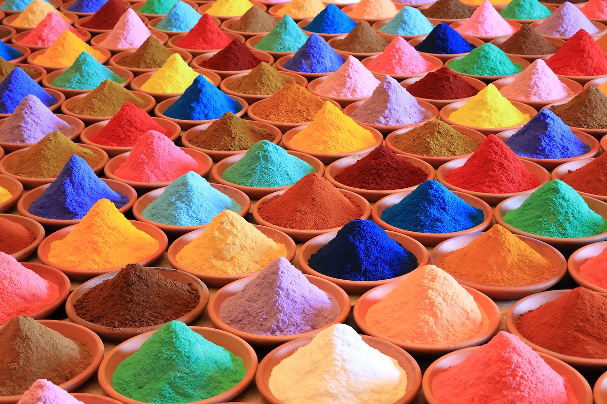 Épices colorées, Maroc