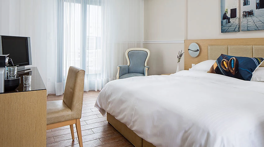 Image Chambres vue latérale mer