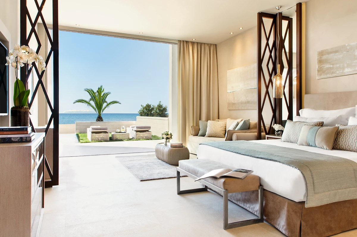 Image Suite deluxe famille jardin privé, front de plage