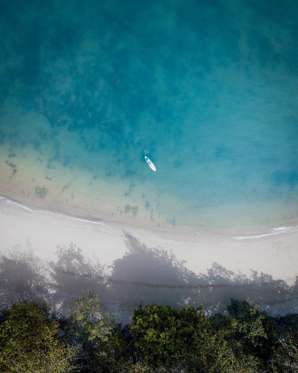 Paddle, vue aérienne, Six Senses Yao Noi