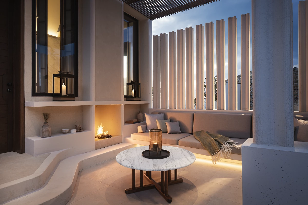 Terrasse, villa, One&Only Kéa Island