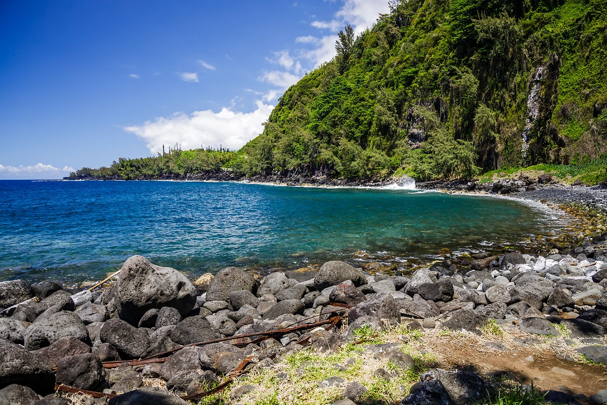 Baie de l'Anse des Cascades à Sainte-Rose, Ile de la Réunion