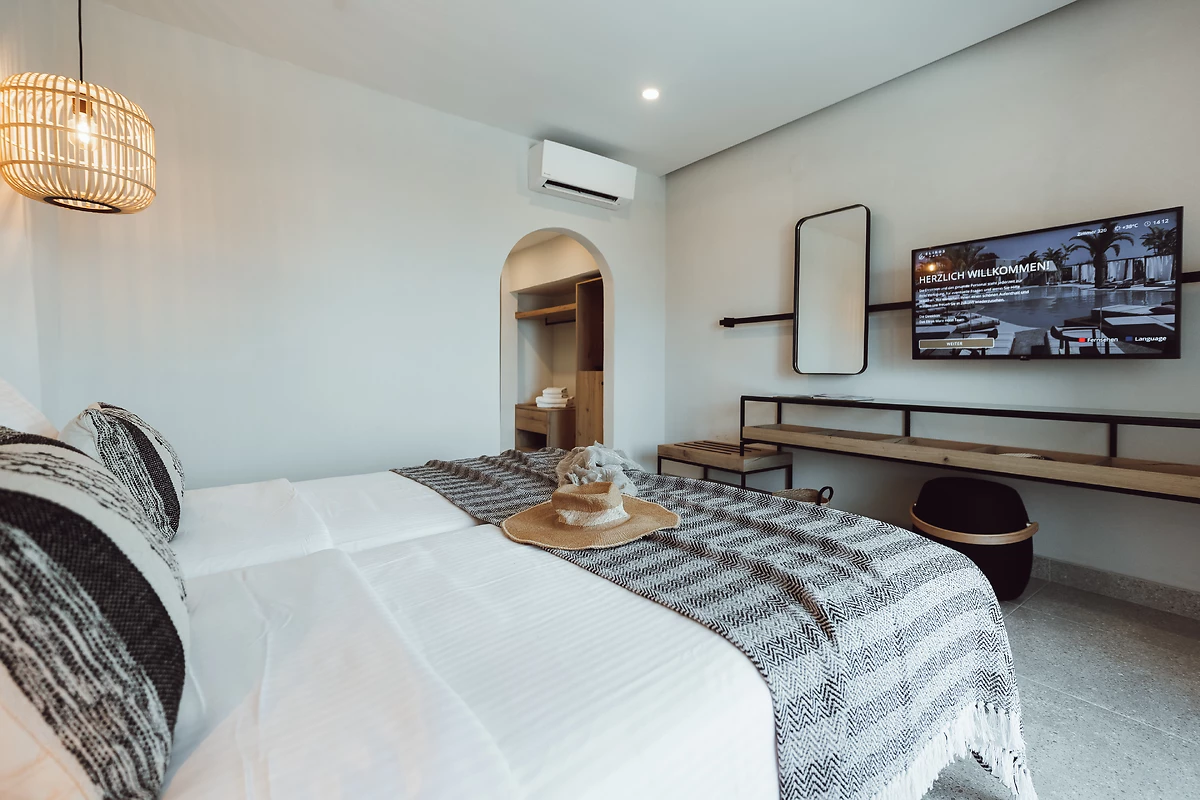 Image Chambre double supérieure vue mer