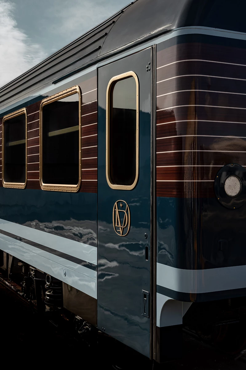 Vue extérieur du train, La Dolce Vita Orient Express