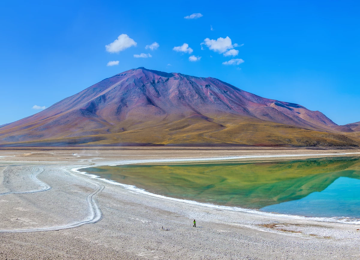Laguna Verde, réserve nationale de faune andine Eduardo Avaroa, Bolivie