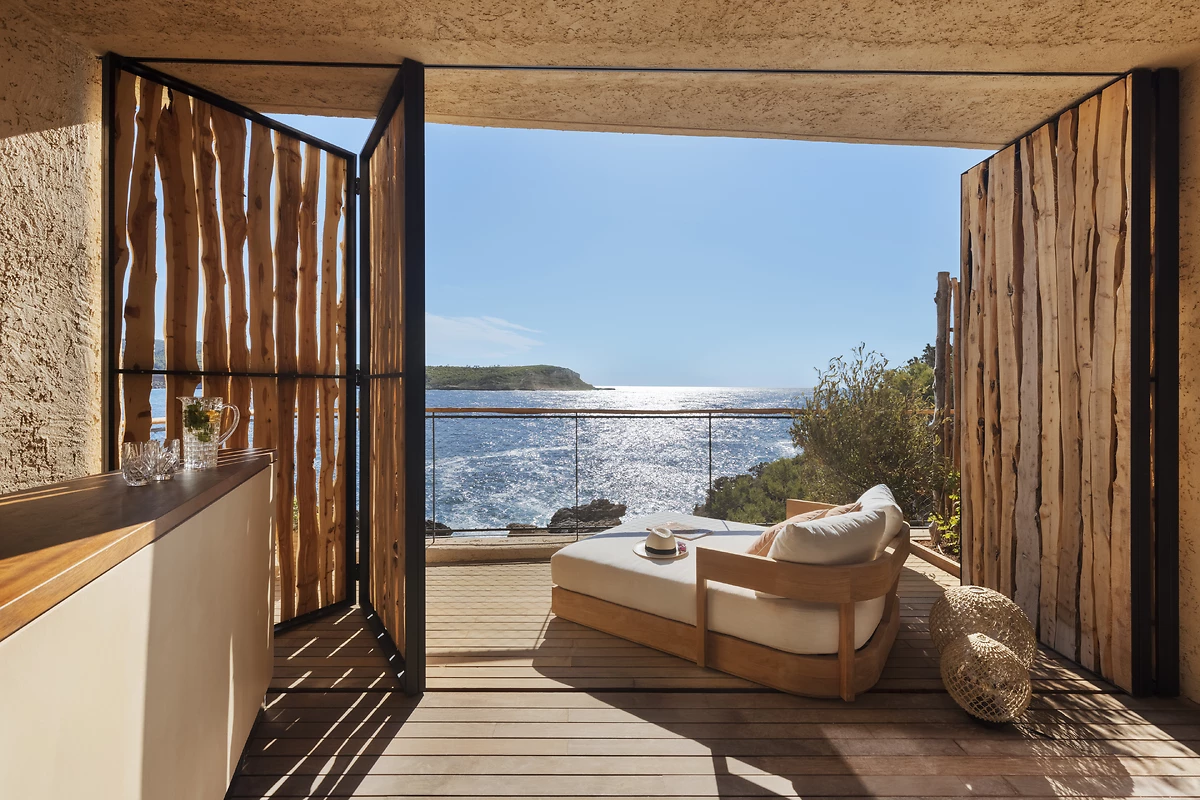 Balcon, suite Cave, Six Senses Ibiza