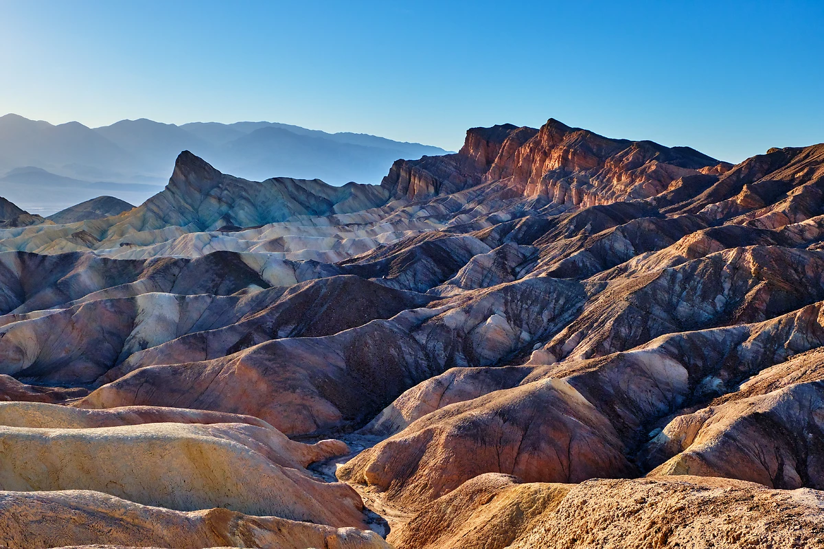Zabriski Point, Vallée de la Mort, Californie