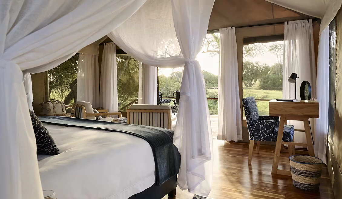 Tente luxury, lodge Santuary Tambarare, réserve d'Ol Pejeta, Kenya
