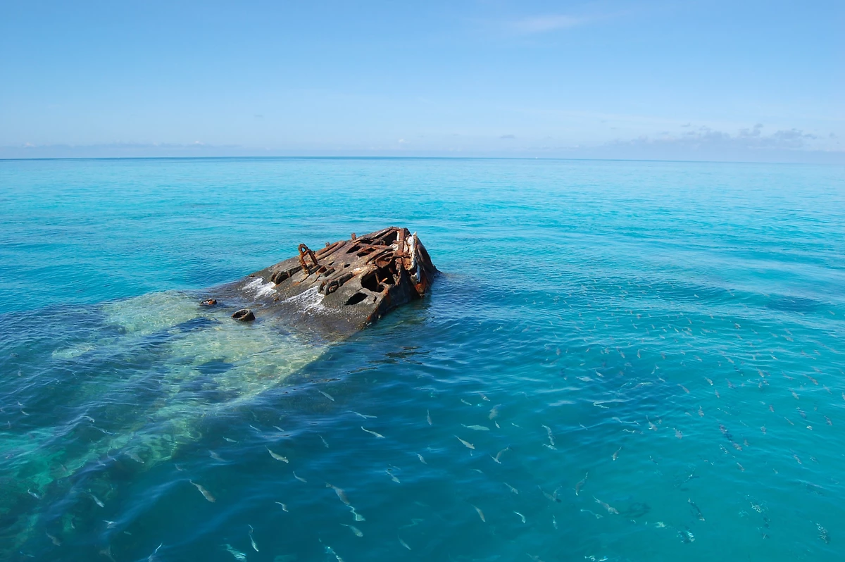Bateau coulé au large des Bermudes