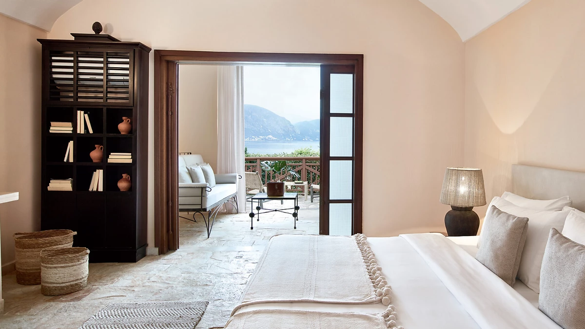 Image Bungalow famille Robinson Crusoe vue mer partielle