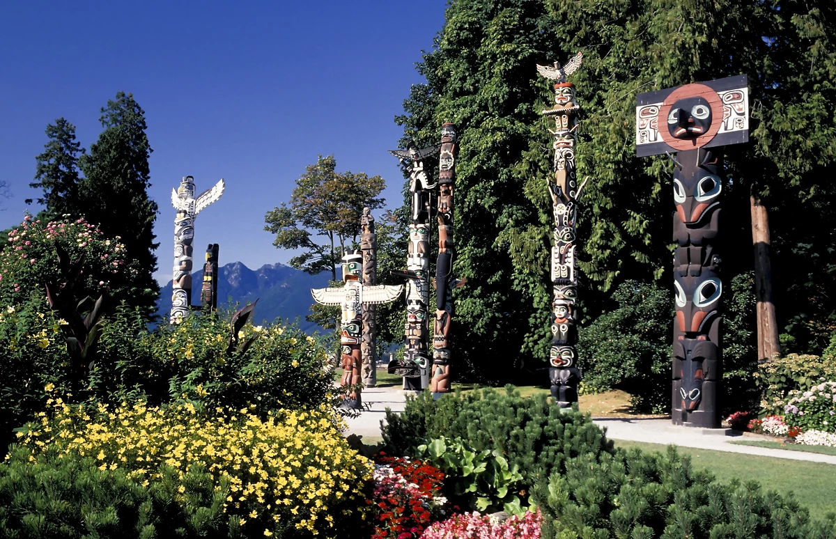 Totems, Parc Stanley, Vancouver