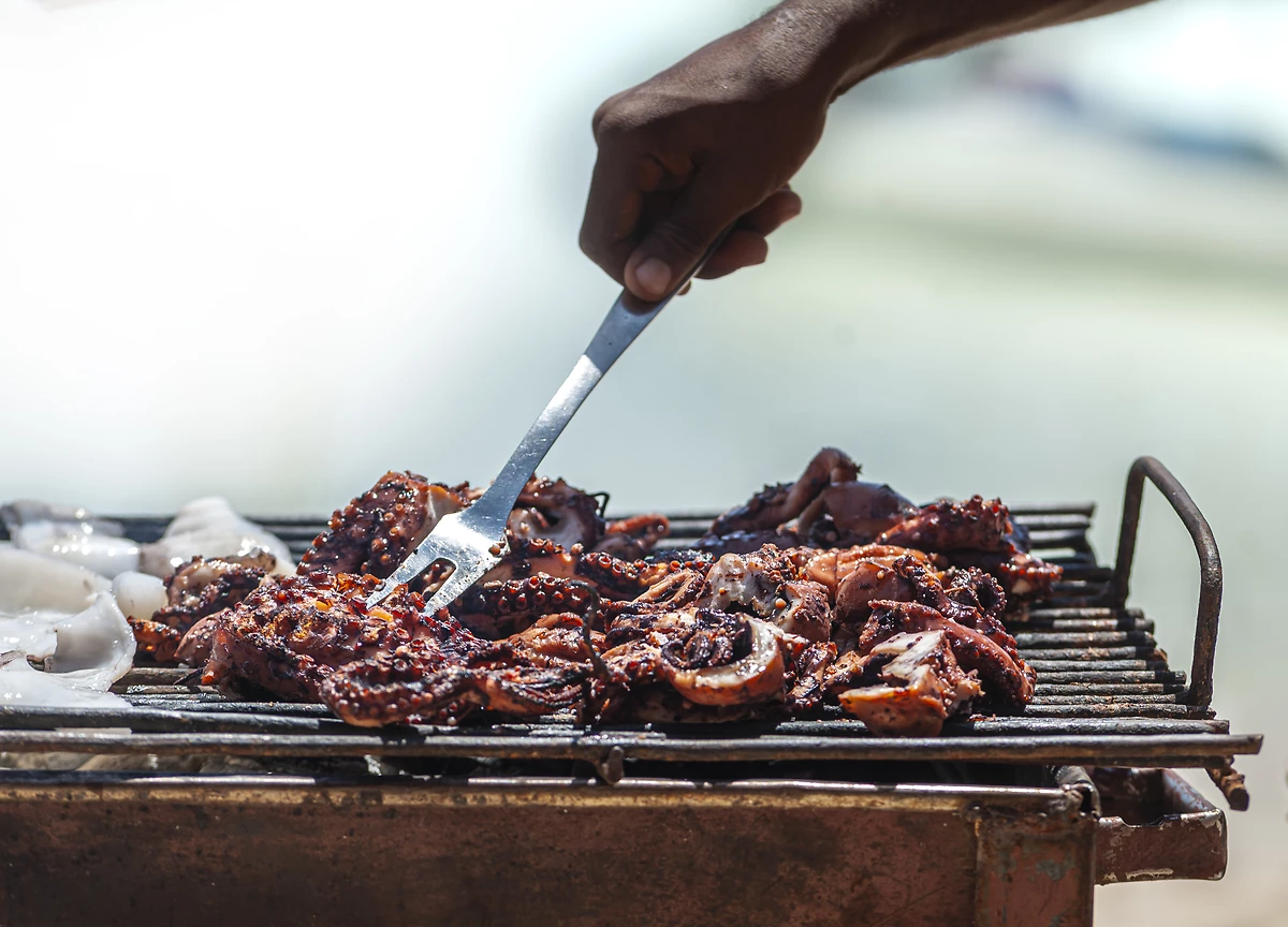 Grillade de poisson, Zanzibar