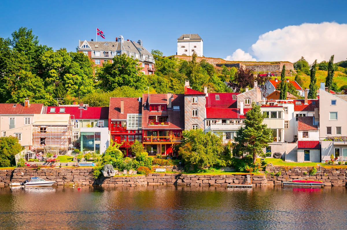 Vue sur Trondheim, Norvège