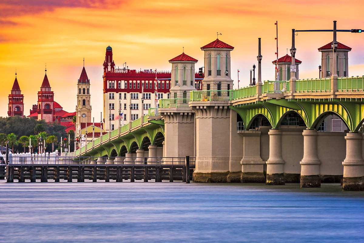 Pont des lions, Saint-Augustine, Floride