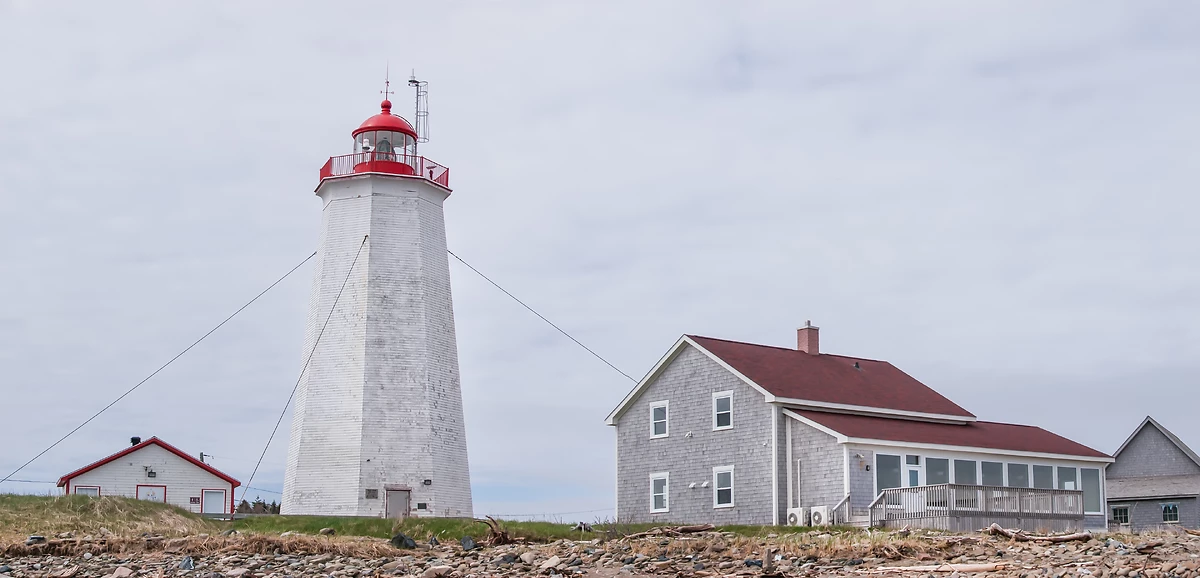 Phare de l'île Miscou, Caraquet, Canada