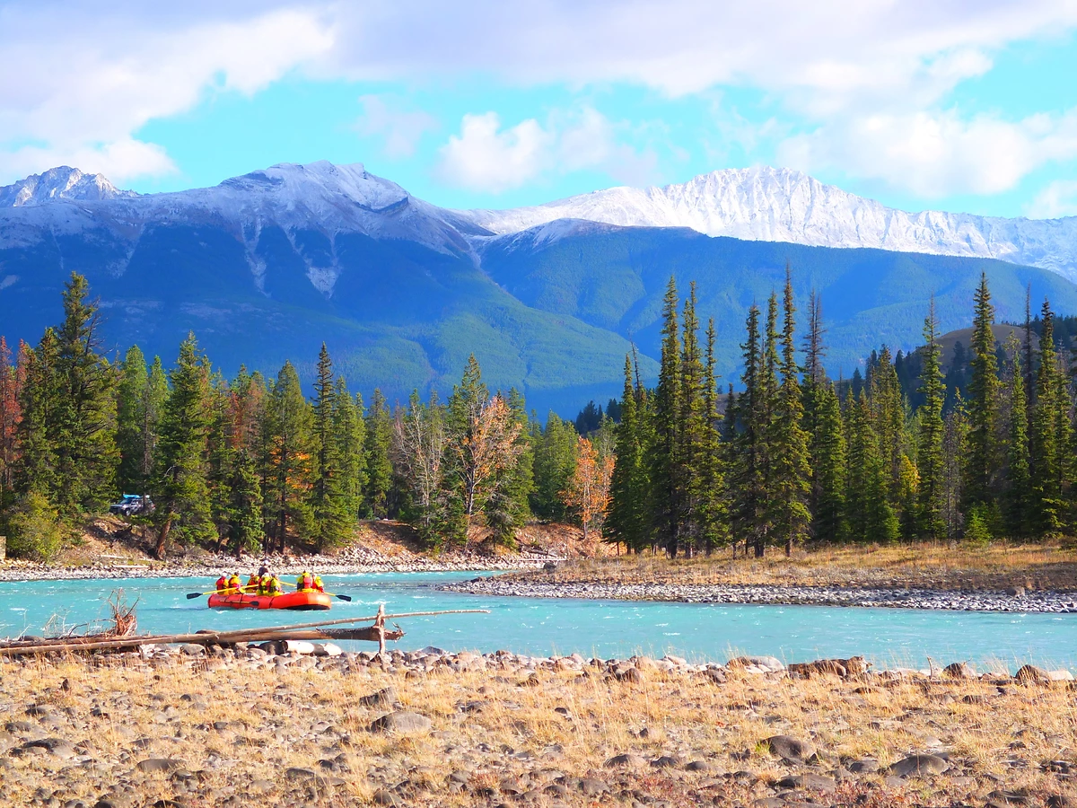 Rafting sur la Rivière Athabasca