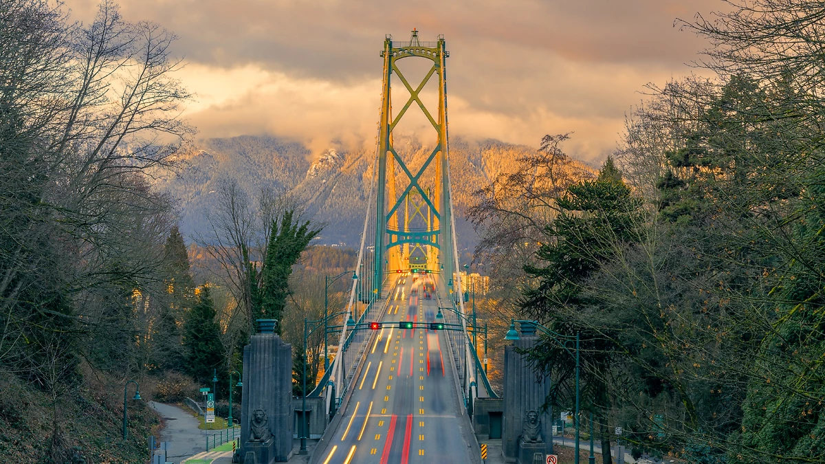 Lions Gate Bridge, Vancouver, Colombie Britannique, Canada