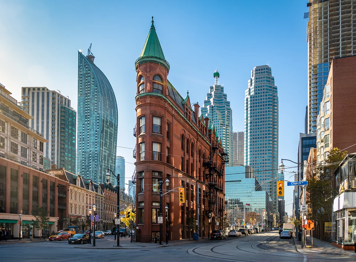 Gooderham ou Flatiron Building, Toronto, Ontario, Canada