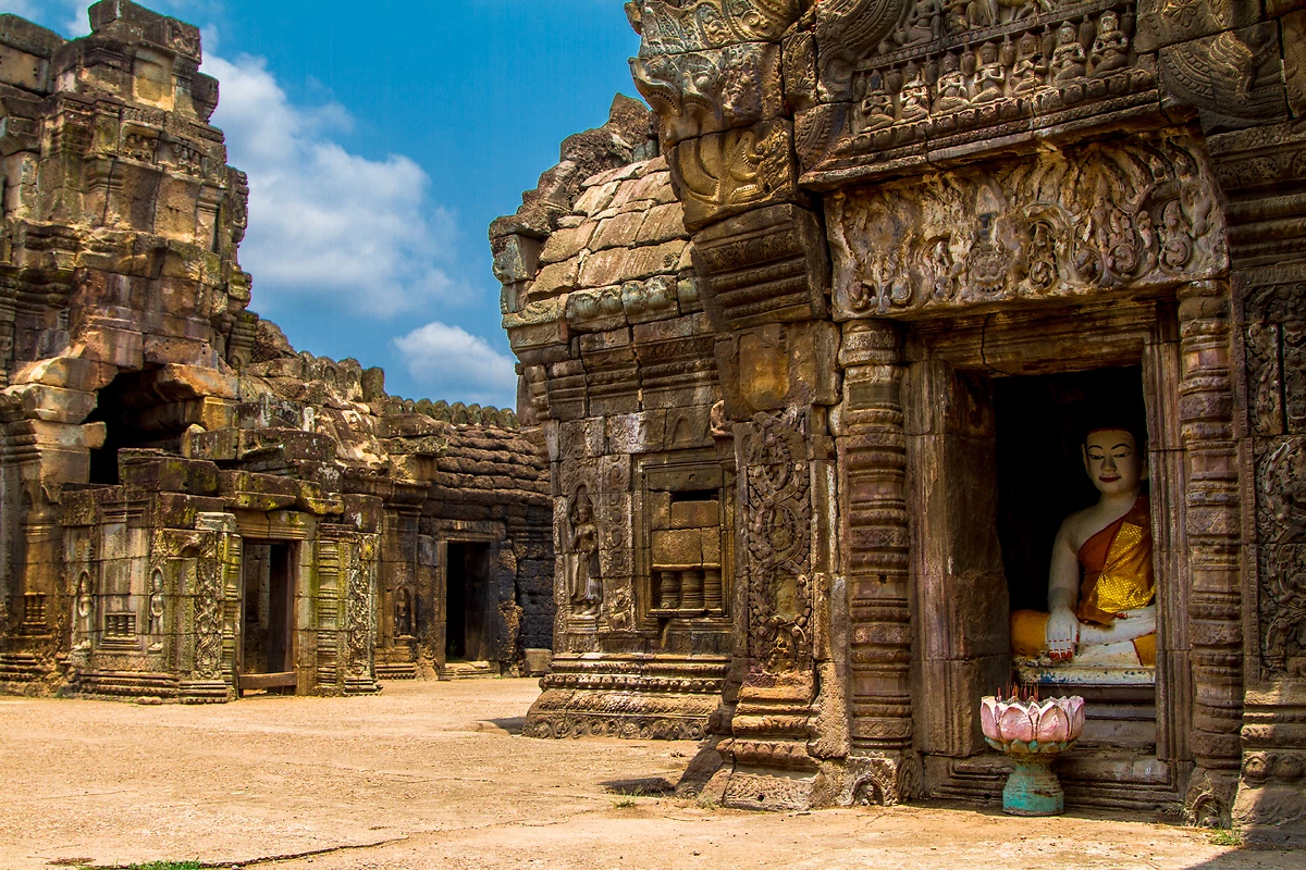Temple Wat Nokor, Kampong Cham, Cambodge