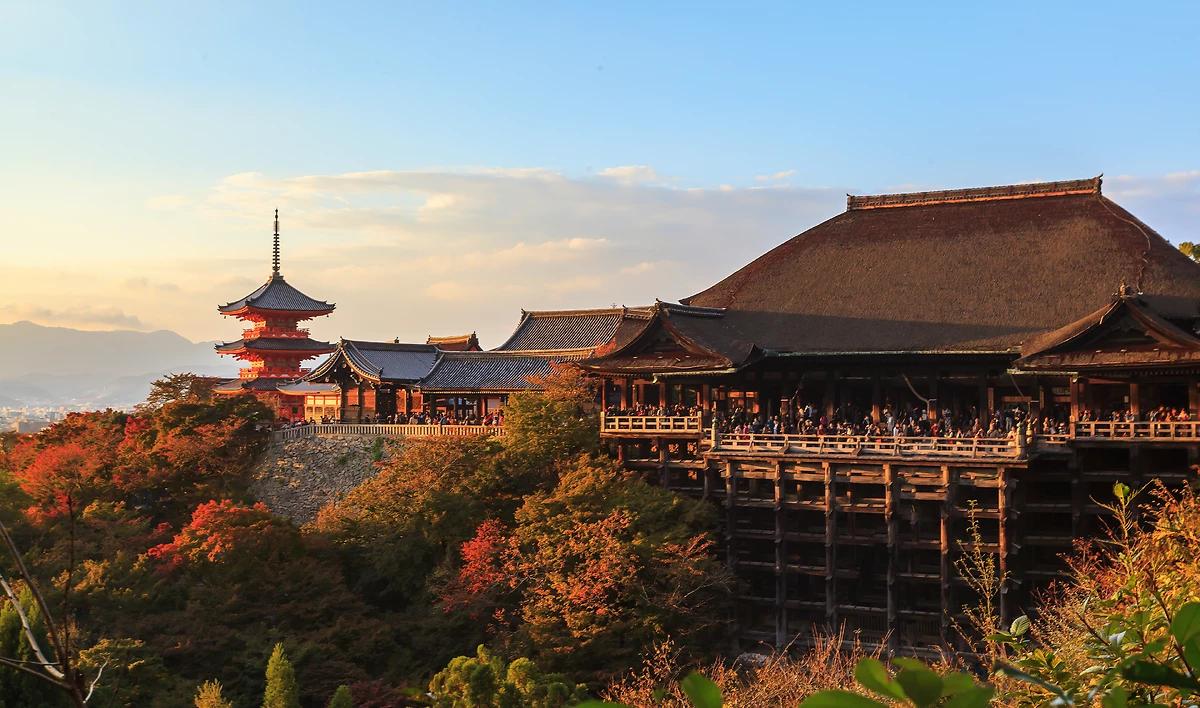 Le temple Kiyomizu ou Kiyomizu-dera, Kyoto