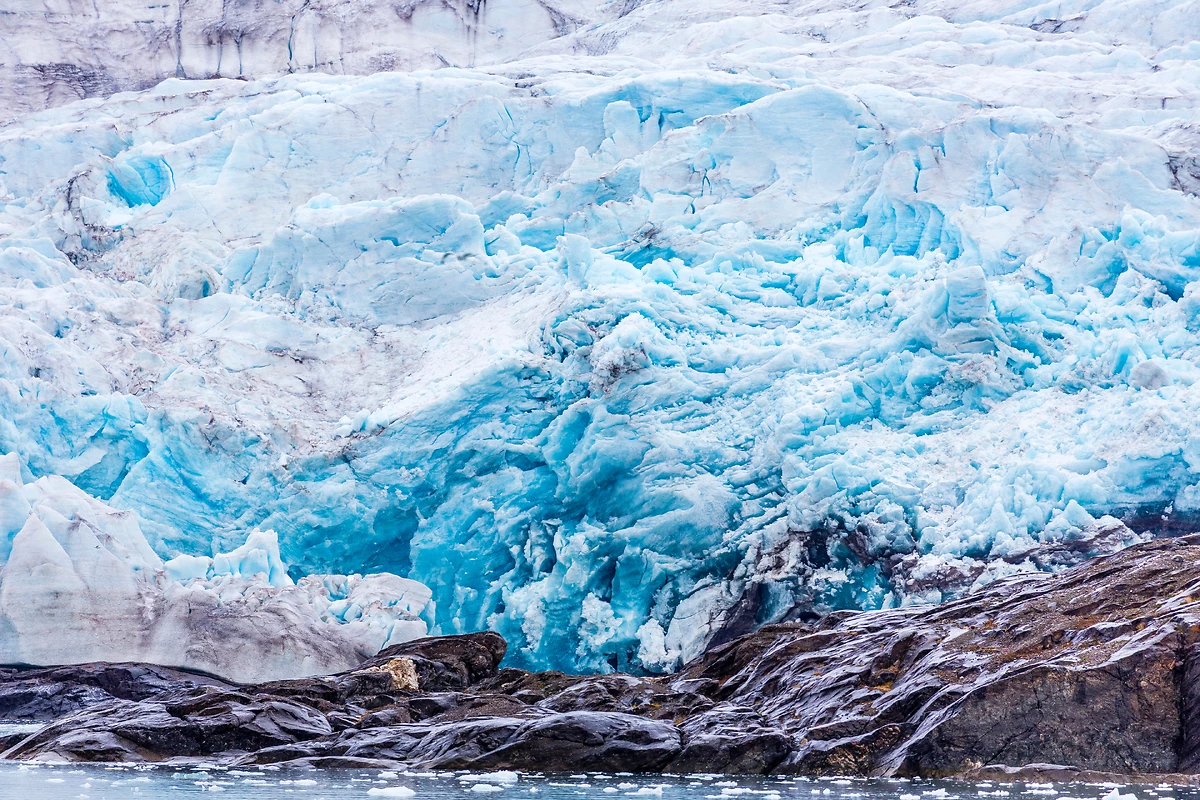 Glacier Nordenskiöldbreen, Spitzberg, archipel du Svalbard, Norvège