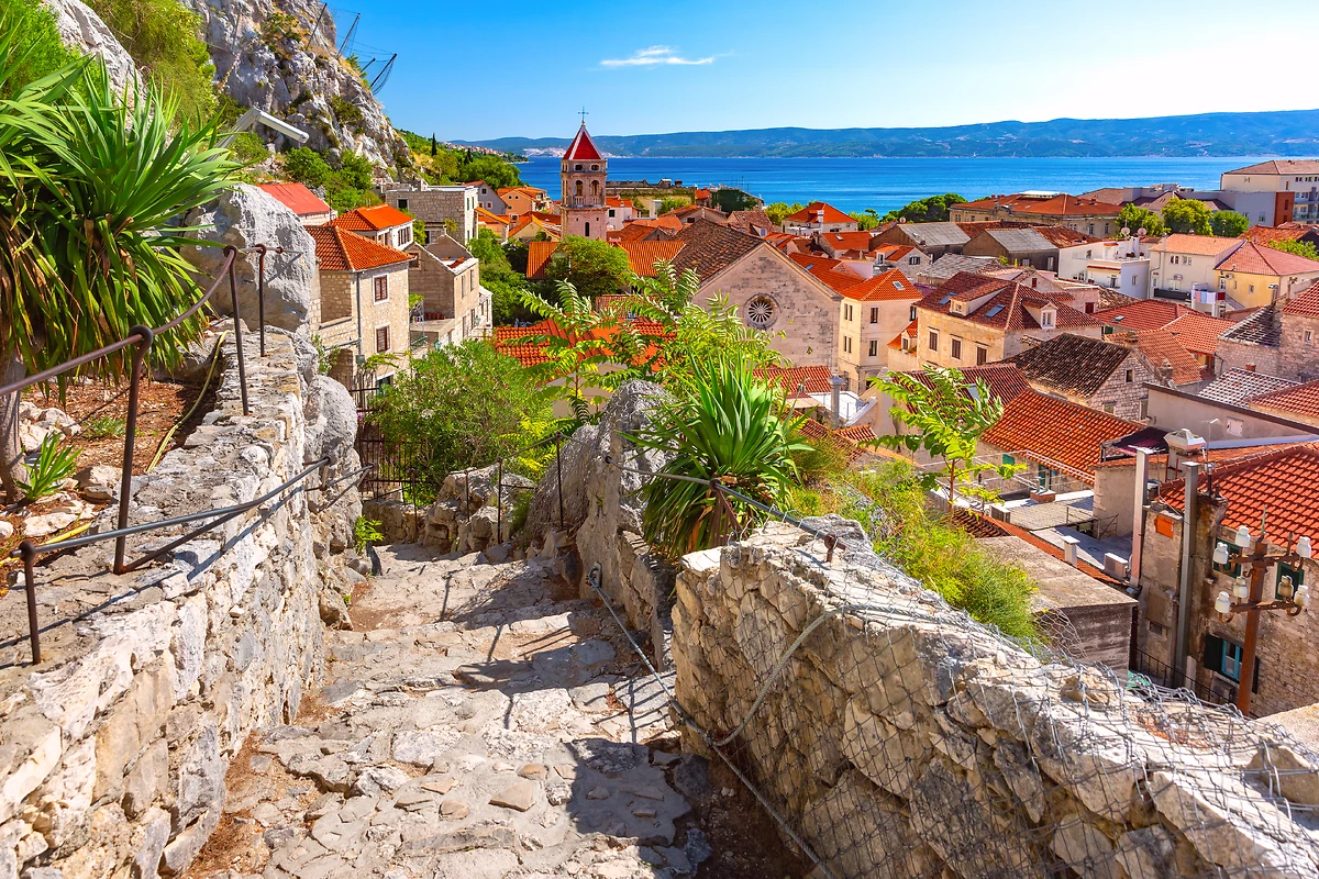 Omiš, Dalmatie, Croatie