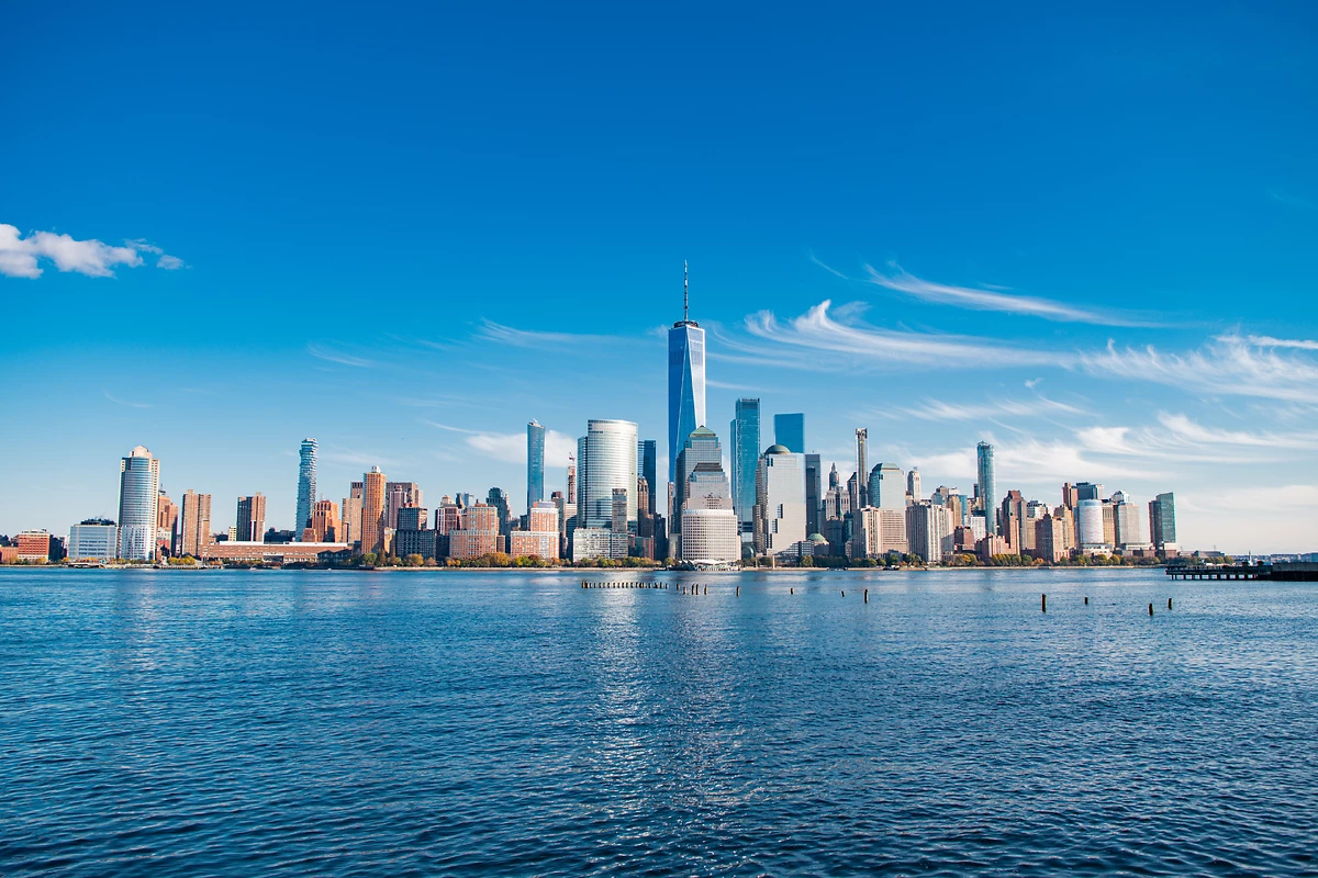Skyline de Manhattan, New York, état de New York