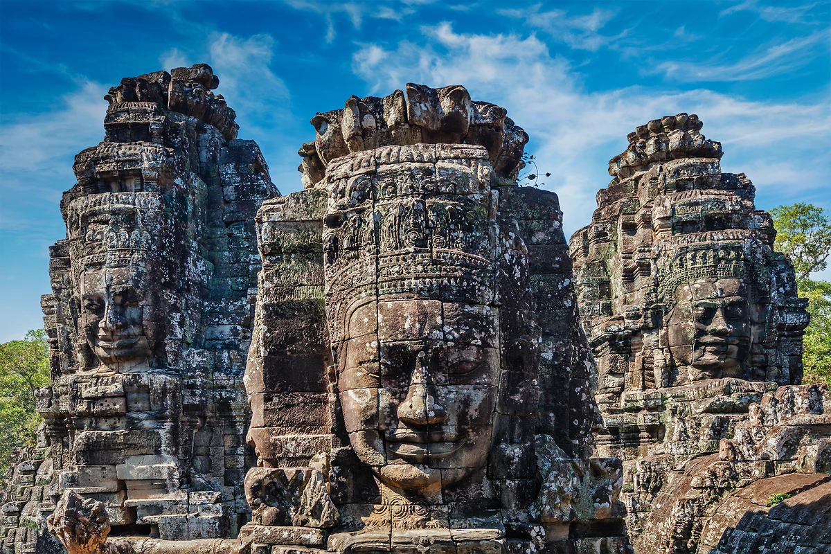 Temple du Bayon, Angkor, Cambodge